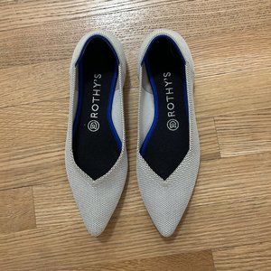 Rothy's The Point Grey Flax Birdseye flats